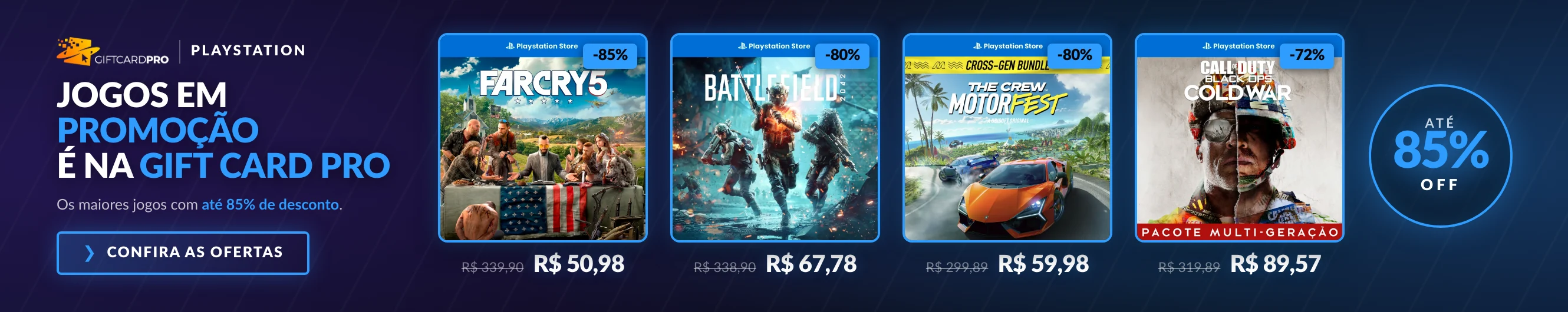 Jogos PSN em promoção
