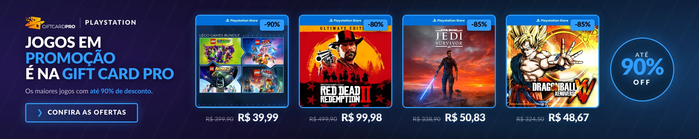 Jogos PSN em promoção