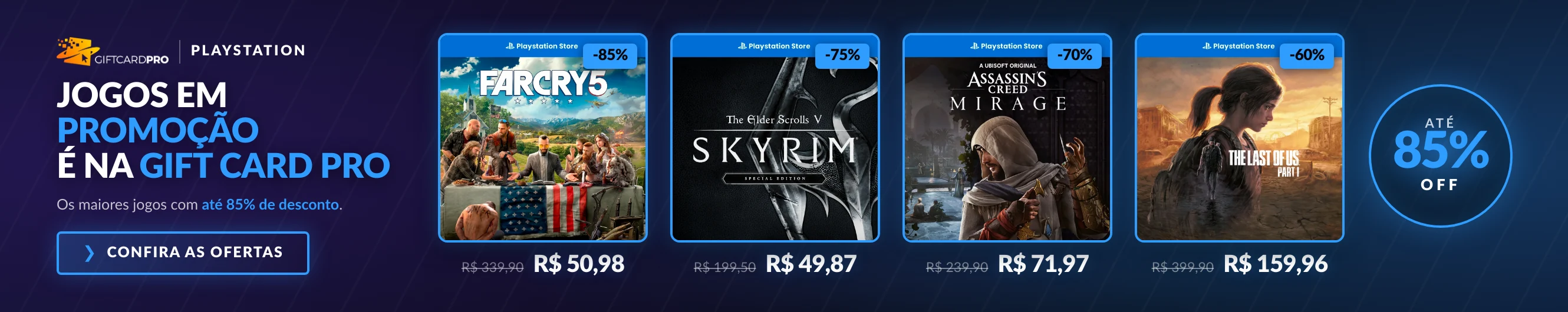 Jogos PSN em promoção