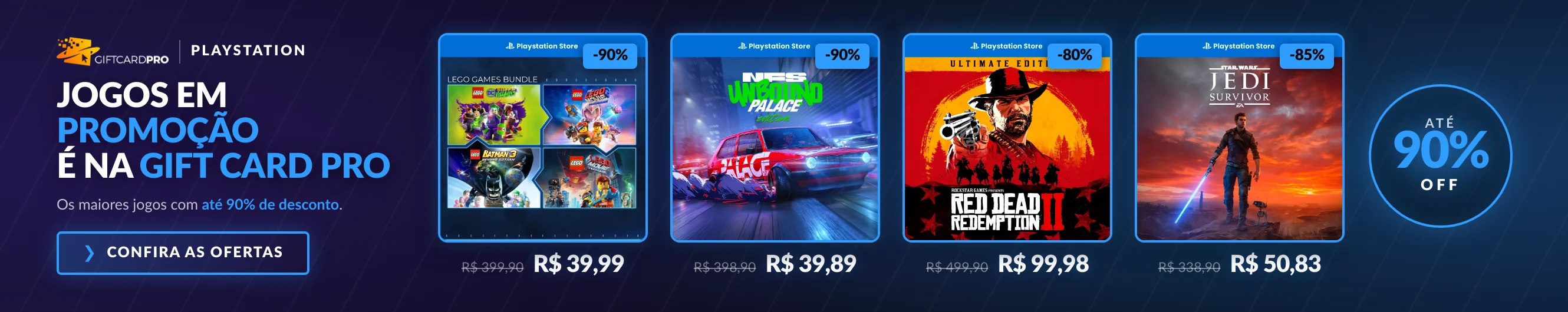 Jogos PSN em promoção