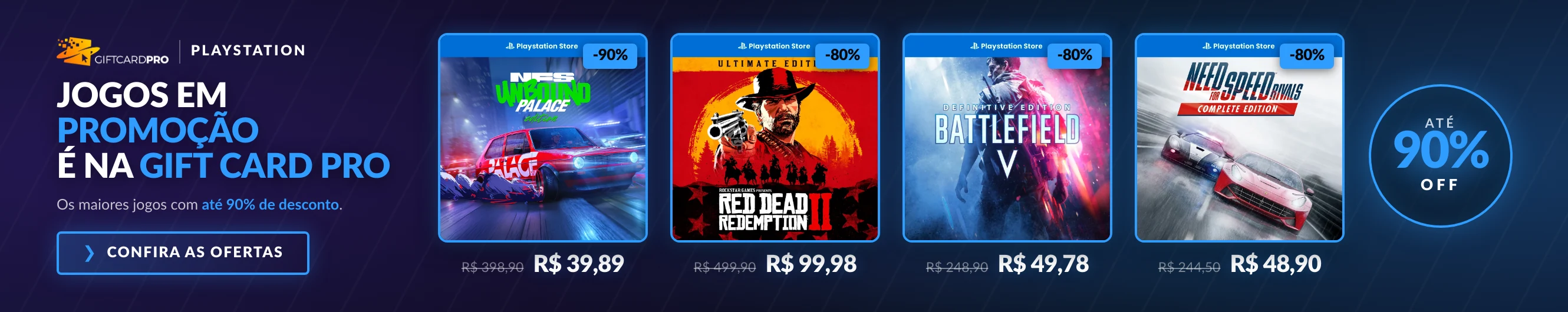 Jogos PSN em promoção