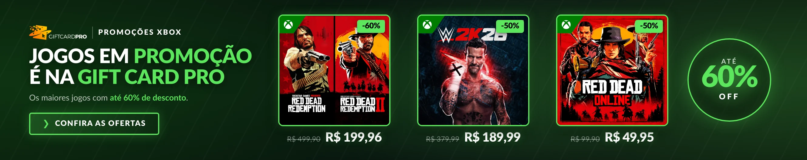 Jogos Xbox em promoção