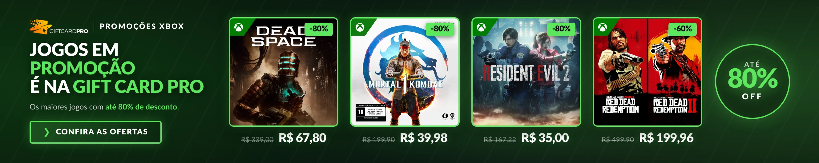 Jogos Xbox em promoção