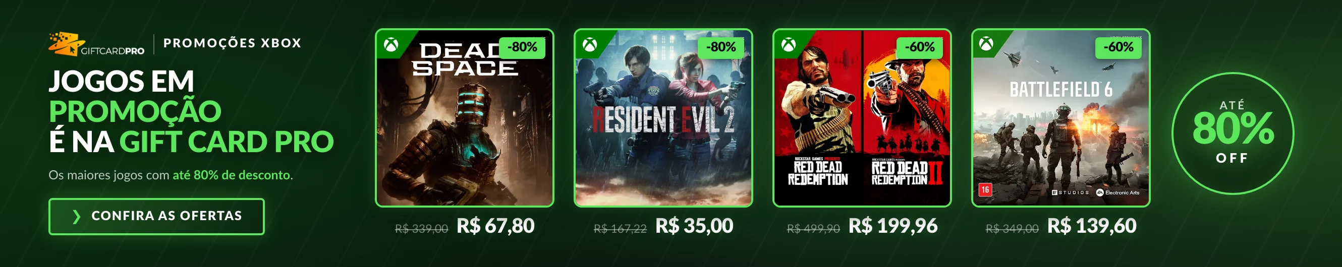 Jogos Xbox em promoção